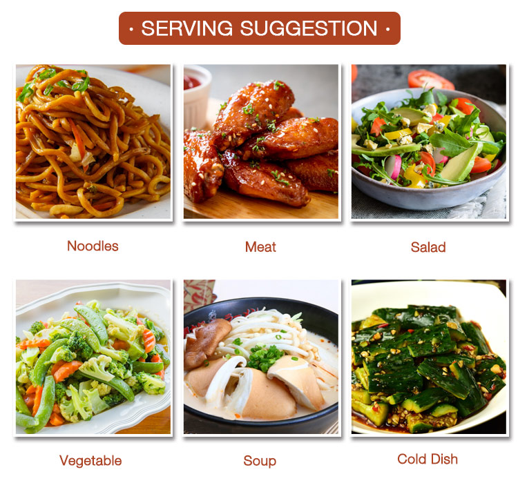 Serving Suggestion - Sesame Oil Sugestia porodowa - olej sezamowy