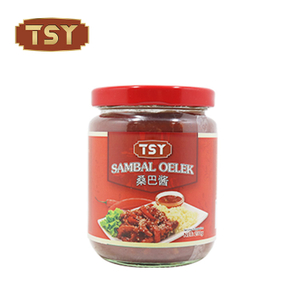 230g Pikantny, smaczny Sambal Oelek w stylu indonezyjskim