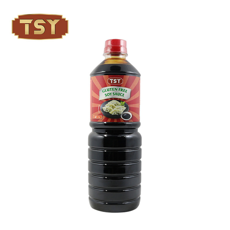 1000 ml Butelka PET Chiński bezglutenowy sos sojowy Halal Shoyu