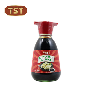 150 ml szklanej butelki chiński glutenowy sos sojowy