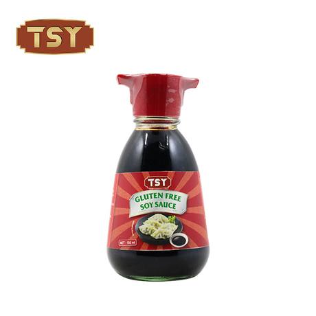 150 ml szklanej butelki chiński glutenowy sos sojowy
