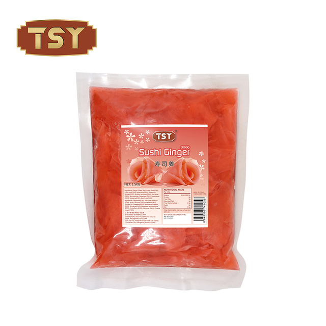 340G butelka japońska sashimi marynowana kwaśna czerwona sushi imbir