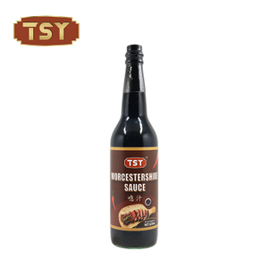 625 ml Szklana butelka do gotowania w stylu restauracji Bezglutenowy sos Worcestershire