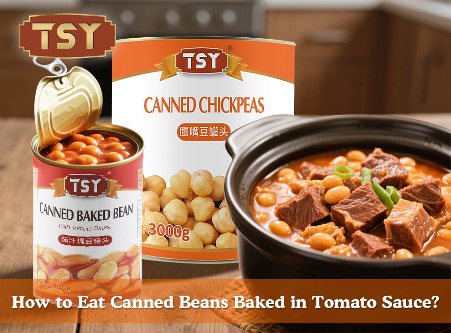 Jak jeść fasolę puszkową pieczoną w sosie pomidorowym