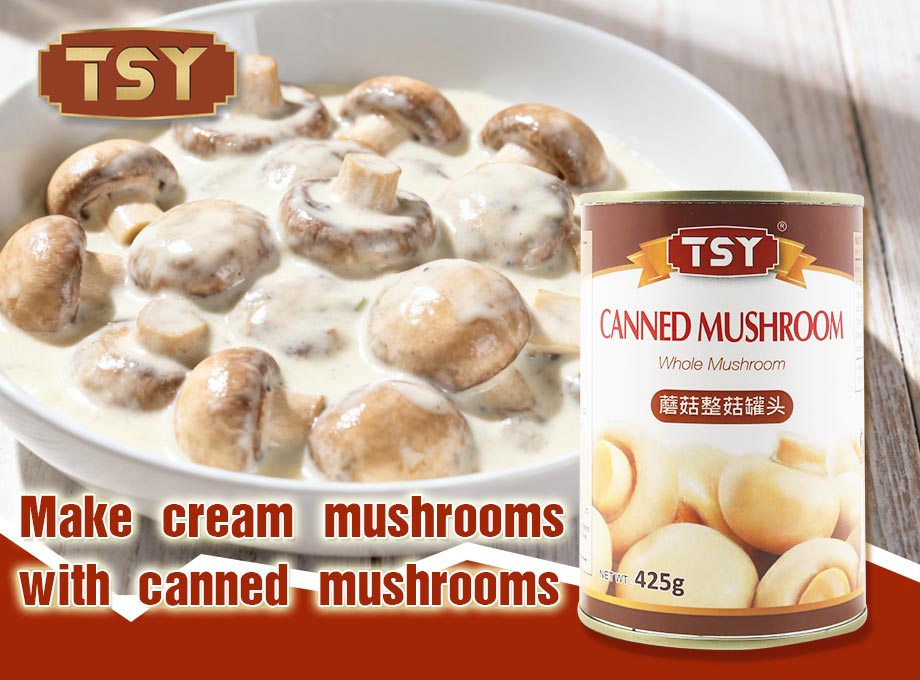 Zrób kremowe grzyby z grzybami z puszki