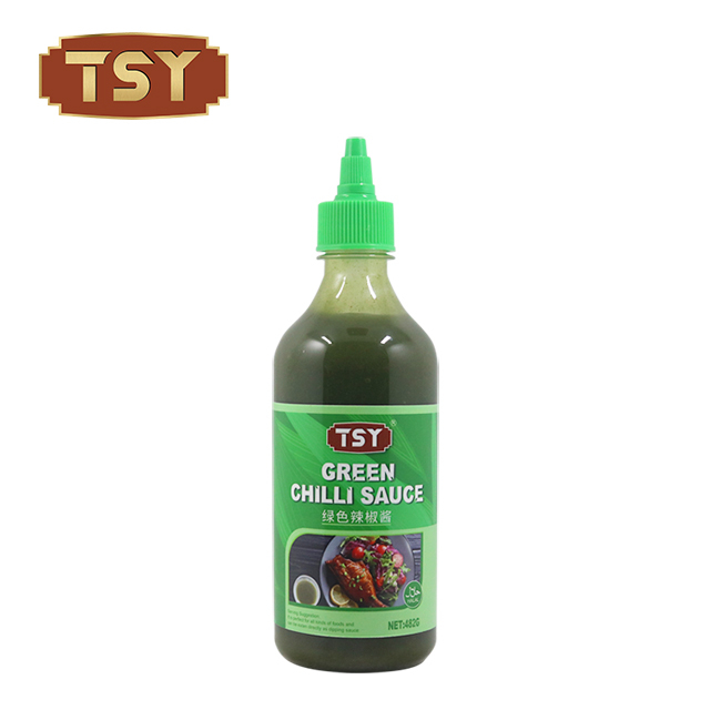 150 ml chińskiego produkcji halal gorącego pieprzu zielonego sosu chili
