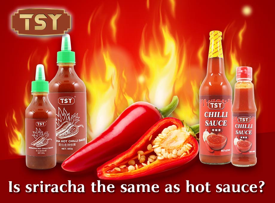 Czy sriracha jest taka sama jak gorący sos