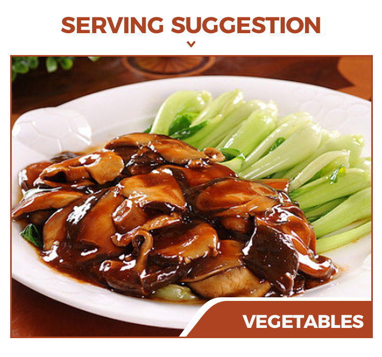 Propozycja podania – wegetariański sos ostrygowy