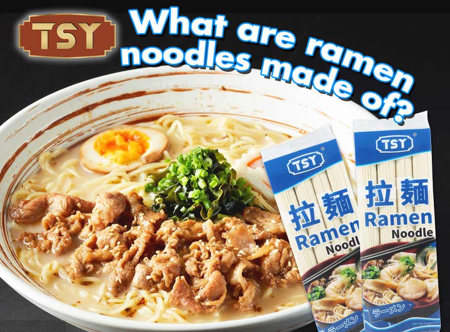 Z czego składa się makaron ramen