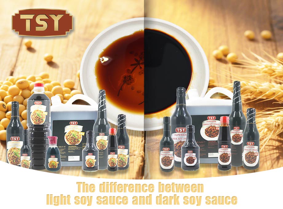 Różnica między jasnym sosem sojowym a ciemnym sosem sojowym