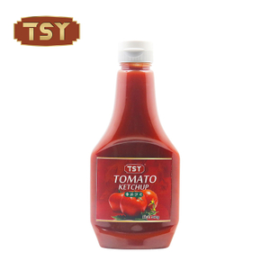 340g Plastikowa butelka Kwaśny, smaczny ketchup ze świeżych pomidorów do gotowania