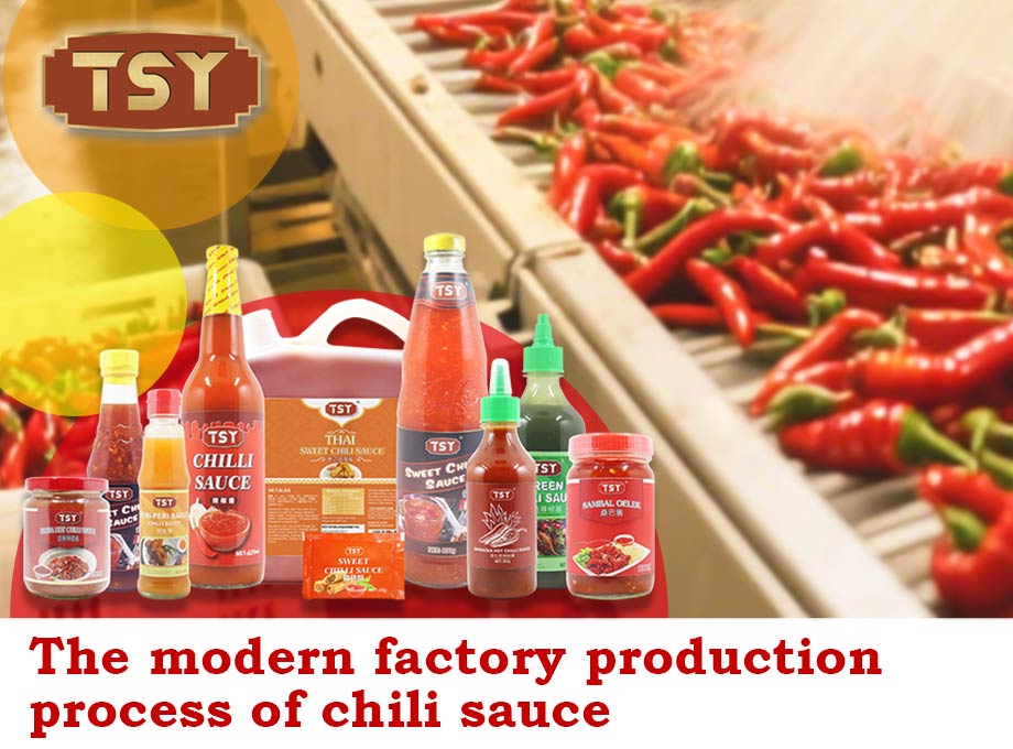Nowoczesny proces produkcyjny w sosie chili