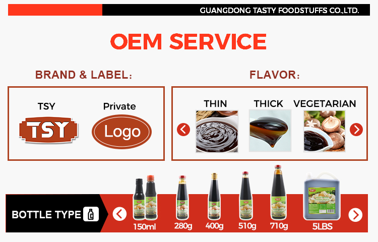 Usługi niestandardowe - wegetariański sos ostrygowy