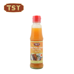 150 ml Szklana butelka Żółty ostry sos Chilli Peri Peri