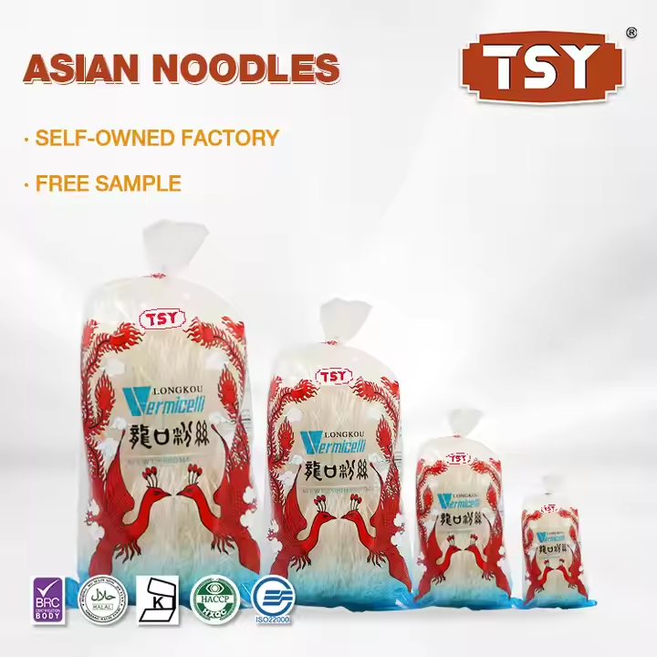 Smażone smażone makaron wermicelli